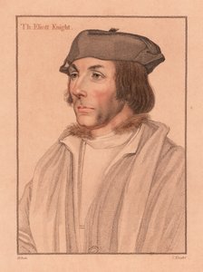 Sir Thomas Elyot, angol diplomata és tudós, 1812 (metszet) alkotó: Hans (after) Holbein the Younger