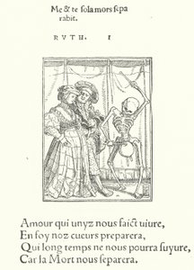 A menyasszony és a vőlegény (metszet) alkotó: Hans (after) Holbein the Younger