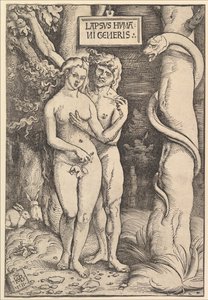 Ádám és Éva, 1511. alkotó: Hans Baldung