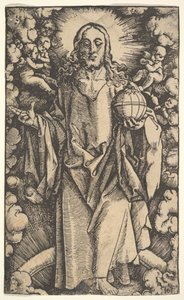 Krisztus földgömbbel, 15-16. század. alkotó: Hans Baldung