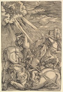 Pál megtérése, kb. 1514. alkotó: Hans Baldung