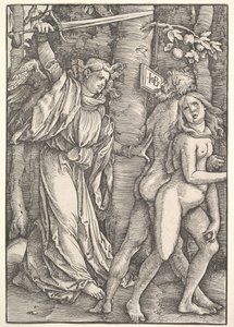 Kiűzetés a Paradicsomból, 1514. alkotó: Hans Baldung