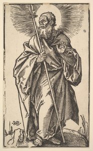 Szent Tamás Krisztustól és az apostoloktól, 1519. alkotó: Hans Baldung