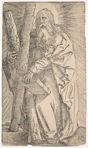 Szent András Krisztustól és az apostoloktól, 1519. alkotó: Hans Baldung