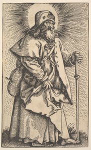 Nagyobb Szent Jakab Krisztustól és az apostoloktól, 1519. alkotó: Hans Baldung