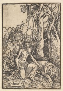 Szent Jeromos a sivatagban, 1511. alkotó: Hans Baldung