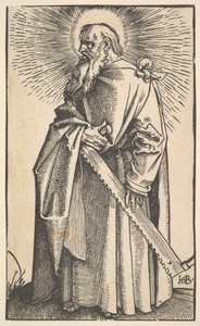 Szent Simon Krisztustól és az apostoloktól, 1519. alkotó: Hans Baldung