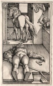 A megbabonázott vőlegény, 1544-45. alkotó: Hans Baldung
