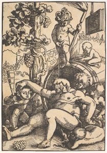 A részeg Bacchus, kb. 1520.