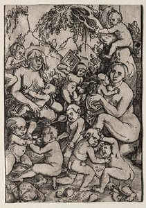 A két anya. alkotó: Hans Baldung