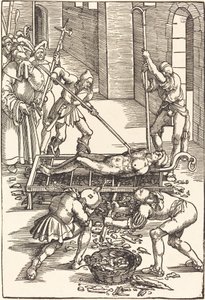 Szent Lőrinc mártíromsága alkotó: Hans Baldung Grien