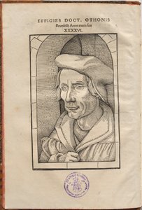 Othonis Brunfelsius annotációi a négy evangéliumban és az Apostolok cselekedeteiben... alkotó: Hans Baldung Grien, Otto Brunfels