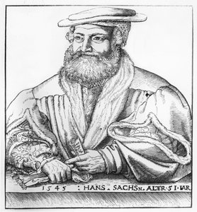 Hans Sachs portréja, 1545