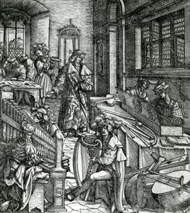 Zenetörténet, a „Der Weisskunig” című regényből I. Maximilian császár dicséretére