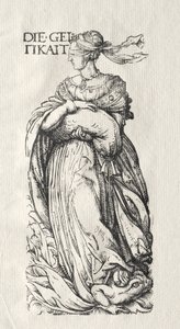 A hét gonoszság: Kapzsiság, c. 1510. alkotó: Hans Burgkmair