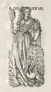 A hét bűn: Büszkeség, c. 1510. alkotó: Hans Burgkmair