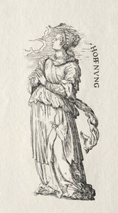 A hét erény: remény. alkotó: Hans Burgkmair