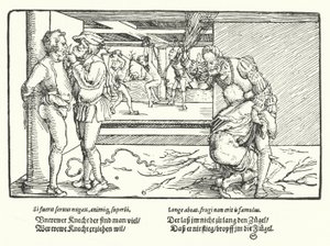 A szolgák büntetése alkotó: Hans Burgkmair
