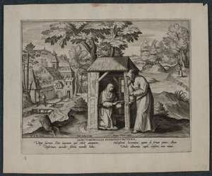 Szent Jeromos. alkotó: Hans Collaert