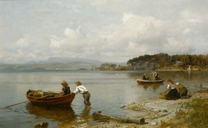 Fjord táj alkotó: Hans Gude