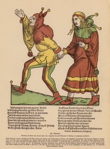 Az orrtánc (színes fametszet) alkotó: Hans Guldenmundt