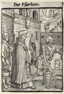Haláltánc: A lelkész alkotó: Hans Holbein