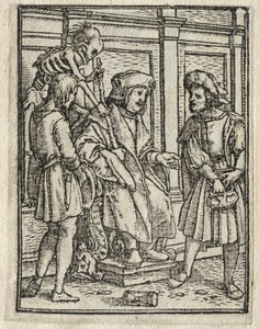 A haláltánc: A bíró alkotó: Hans Holbein