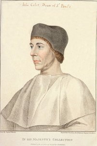 John Colet (kb. 1467-1519), a Francesco Bartolozzi által metszett Szent Pál dékán (1727-1815) alkotó: Hans Holbein der Jüngere