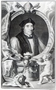 John Fisher, Rochester püspöke, Jacobus Houbraken metszete, 1738-42 körül alkotó: Hans Holbein der Jüngere