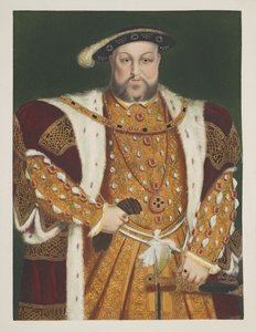 VIII. Henrik (1491-1547) 49 éves portréja, kocsma. 1902 alkotó: Hans Holbein der Jüngere