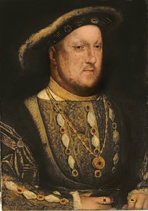 VIII. Henrik (1491-1547) portréja 1536 körül (réz)