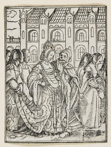 A császárné a haláltáncból (Lyons), 1538, 1523-1526 alkotó: Hans Holbein der Jüngere