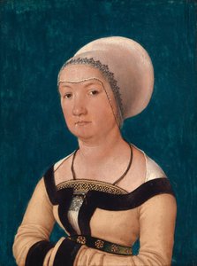 Jörg Fischer feleségének portréja 34 évesen, 1512