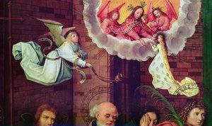 A Szűz halála (részlet) alkotó: Hans Holbein the Elder