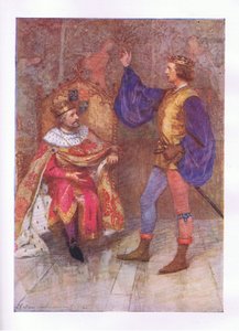 És százezer halált fogok meghalni, mielőtt megszegem e fogadalom legkisebb csomagját (IV. Henrik király), a George Harrap & Co Ltd által kiadott Shakespeare teljes műveiből, 1920-as évek alkotó: Hans Holbein der Jüngere