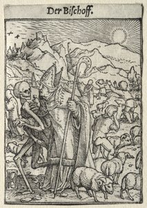 Haláltánc: A püspök alkotó: Hans Holbein the Younger