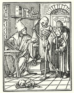 A halál és az orvos alkotó: Hans Holbein der Jüngere