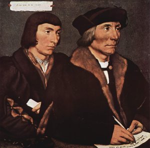Német: Thomas Godsalve (1481-1542) und sein Sohn Sir John (etwa 1510-1556) Thomas Godsalve és fia John portréja