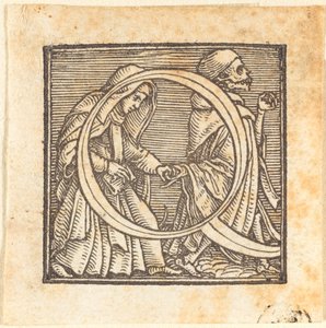 Q betű. alkotó: Hans Holbein der Jüngere