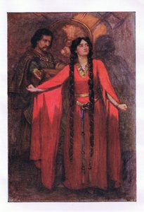 Ó! soha nem lát majd a nap holnap (MacBeth), a George Harrap & Co Ltd. által kiadott The Complete Works of Shakespeare, 1920-as évekből alkotó: Hans Holbein der Jüngere
