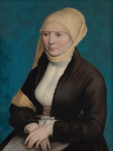 Női portré Dél-Németországból, 1520-1525 körül alkotó: Hans Holbein der Jüngere