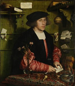 Gisze György kereskedő portréja alkotó: Hans Holbein der Jüngere