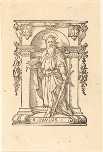 Szent Pál könyvvel és karddal. alkotó: Hans Holbein der Jüngere