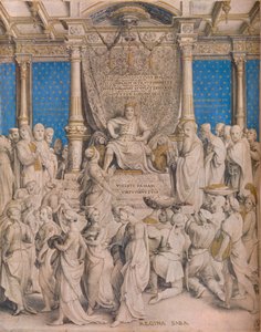 Salamon és Sába királynője, 1534 alkotó: Hans Holbein der Jüngere