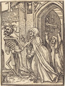 Az apátnő. alkotó: Hans Holbein der Jüngere