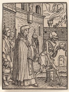 A pap, a „Haláltánc”-ból alkotó: Hans Holbein the Younger