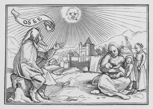 Hóseás próféciája, Hóseás I., 1 alkotó: Hans Holbein der Jüngere