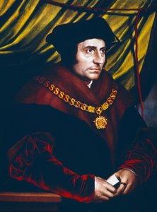 Thomas More, angol államférfi, tudós és szent, 1527 alkotó: Hans Holbein der Jüngere