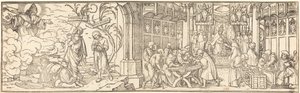 Forgalom a búcsúban alkotó: Hans Holbein der Jüngere