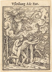 Vßtribung Ade Eue alkotó: Hans Holbein der Jüngere